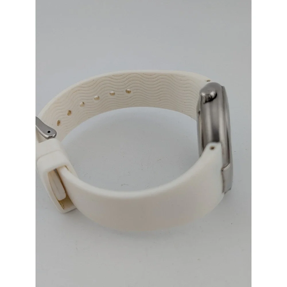 Philip Stein Active‎ Watch Women 38mm Case White Silicone Band- New Battery